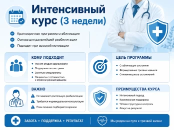 Реабилитация за 21 день в ЮАО Москвы